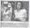 Jodee Berry sits with her toy Yoda at her lawyer's office