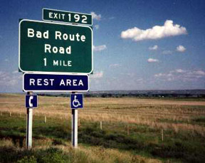 Bad Route Ahead