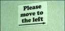 Please move to the left