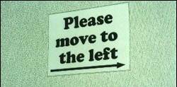 Please move to the left