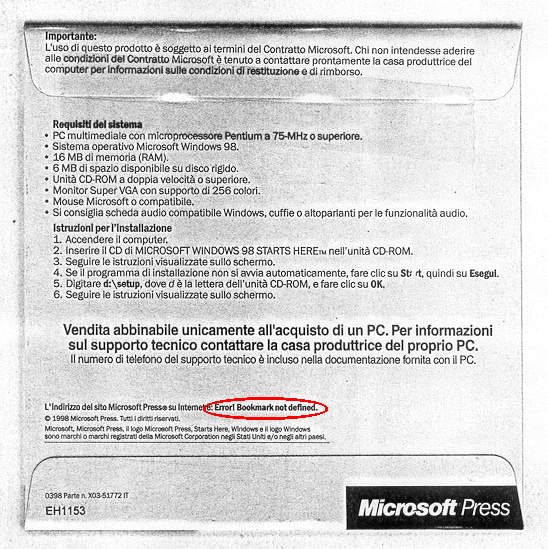 Bookmark not defined