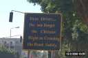 Egyptian road sign