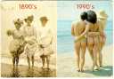 At the beach: 1890s vs. 1990s