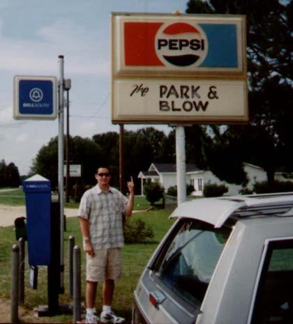 The parking and blow