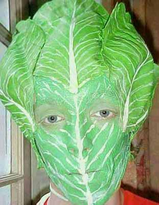The lettuce man