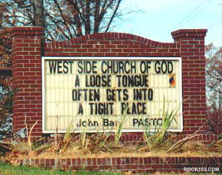 A loose tounge..