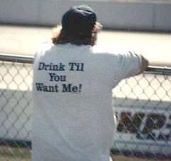 Drink till you want me!