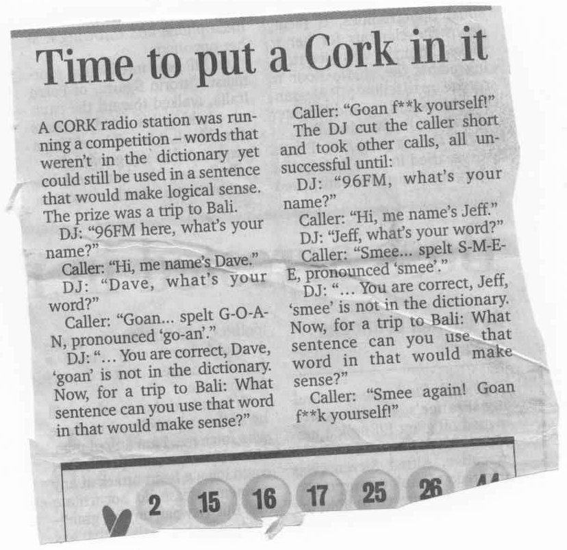 Time to put a cork in it