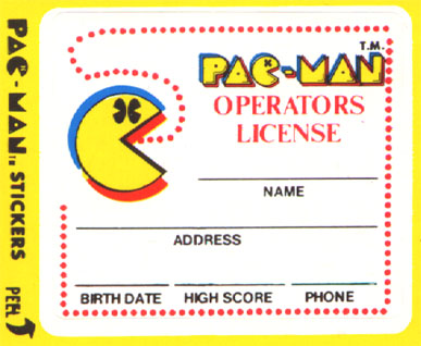 Pacman operator's license
