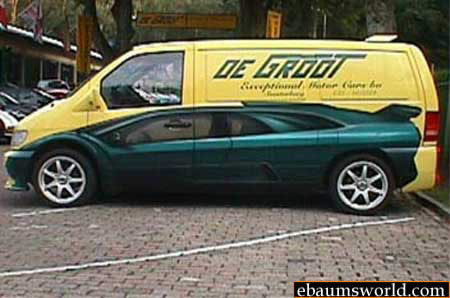 Cool van paint job