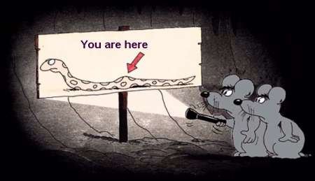 "You are here"