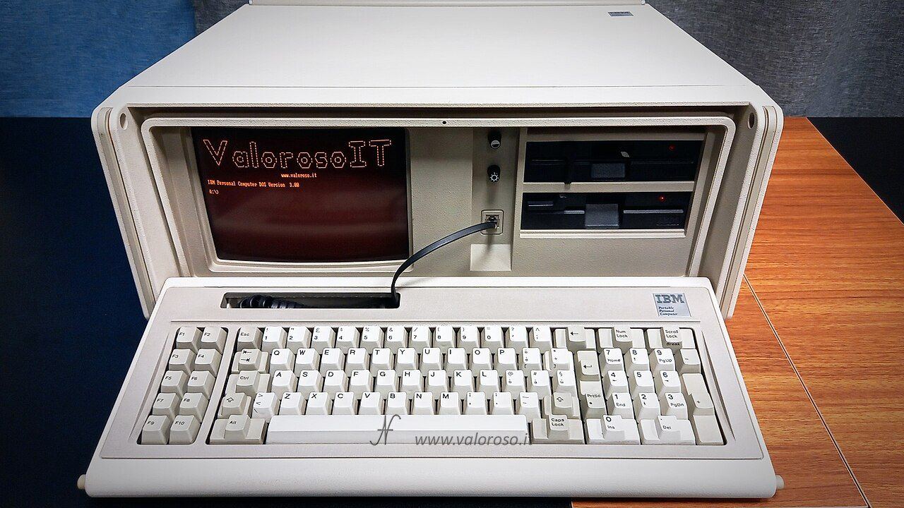 The IBM 5155 is a transportable personal computer released in 1984. Designed for business and professional use, it features a compact, suitcase-style…